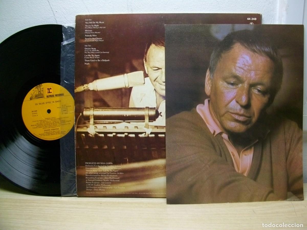 Discos de vinilo: Frank Sinatra &ndash; Ol Blue Eyes Is Back LP + POSTAL - Foto 3