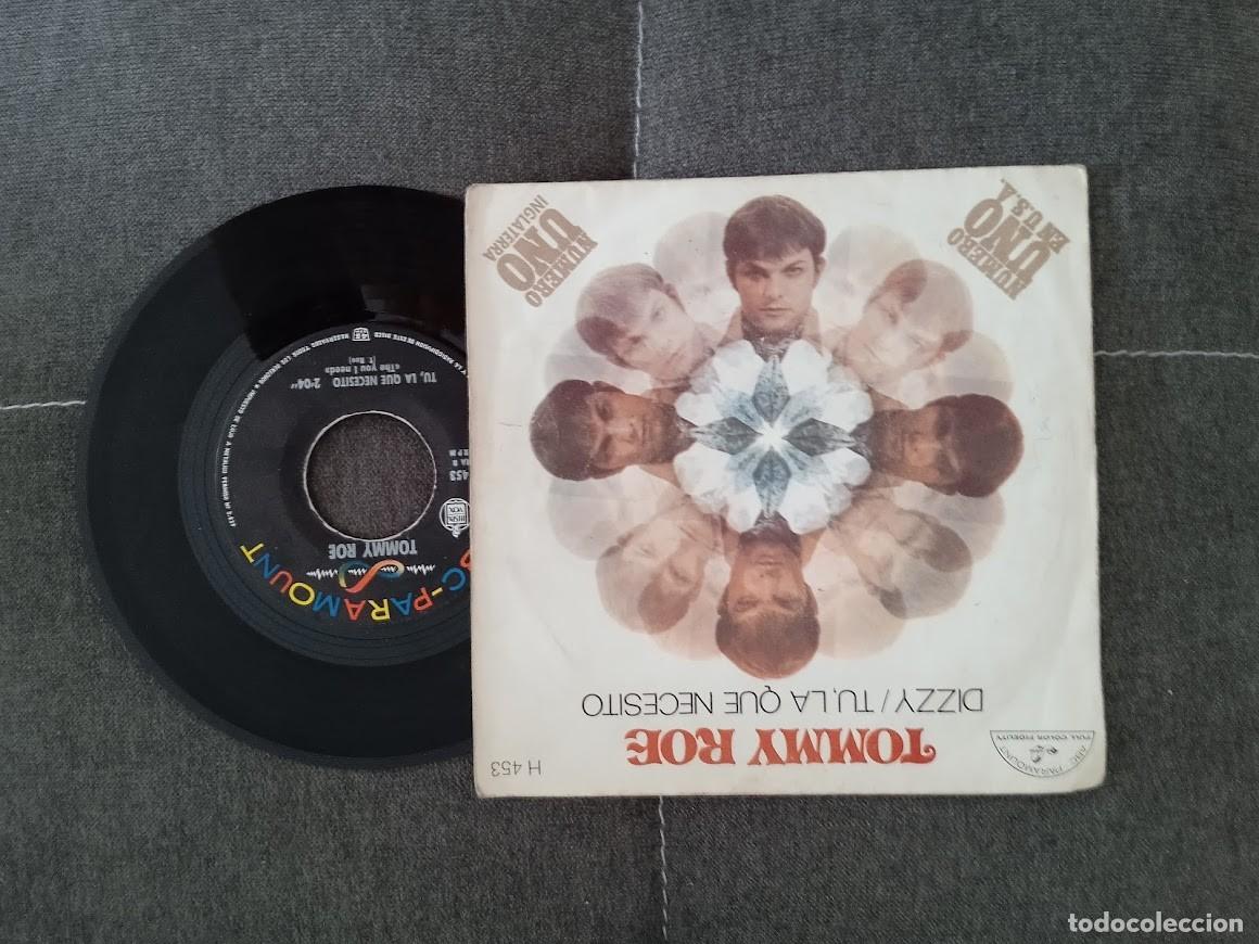 Discos de vinilo: TOMMY ROE / DIZZY / SINGLE 45 RPM / paramount 1969 - Foto 1