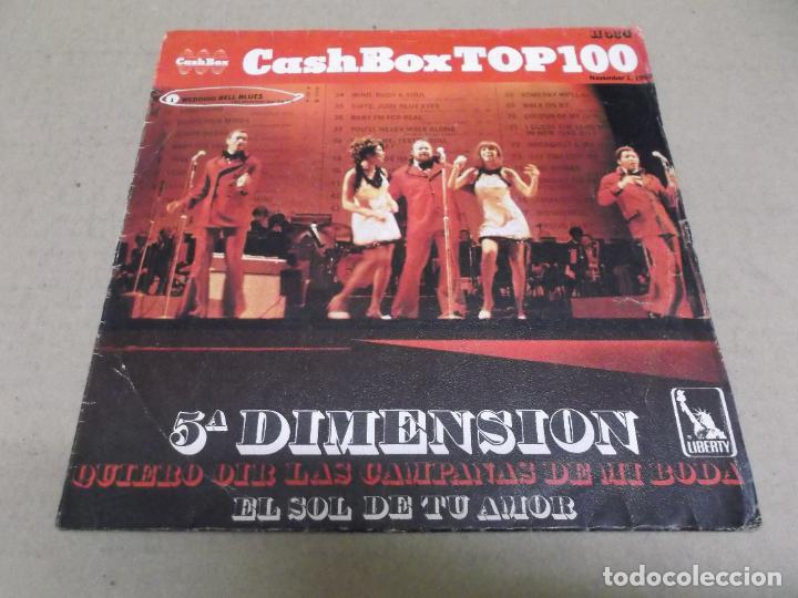 Discos de vinilo: 5TH DIMENSION (SN) WEDDING BELL BLUES A&Ntilde;O &ndash; 1969 - Foto 1