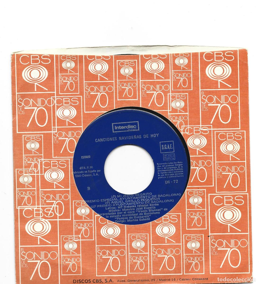 Discos de vinilo: CANCIONES NAVIDE&Ntilde;AS DE HOY- - Foto 1