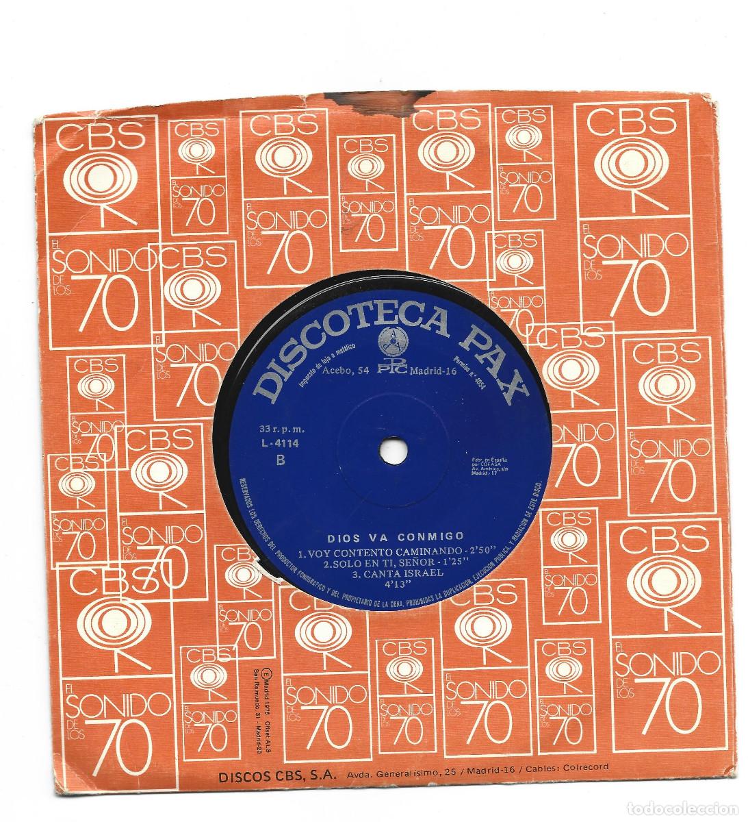 Discos de vinilo: DIOS VA CONMIGO- - Foto 2