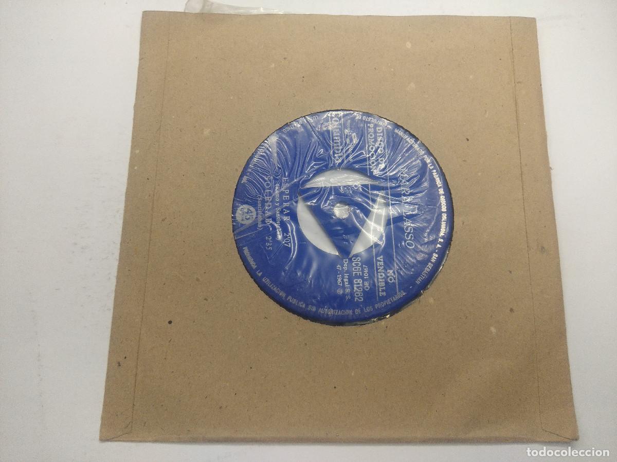 Discos de vinilo: MARA LASSO/ESPERAR/SINGLE PROMOCIONAL NO VENDIBLE. - Foto 4