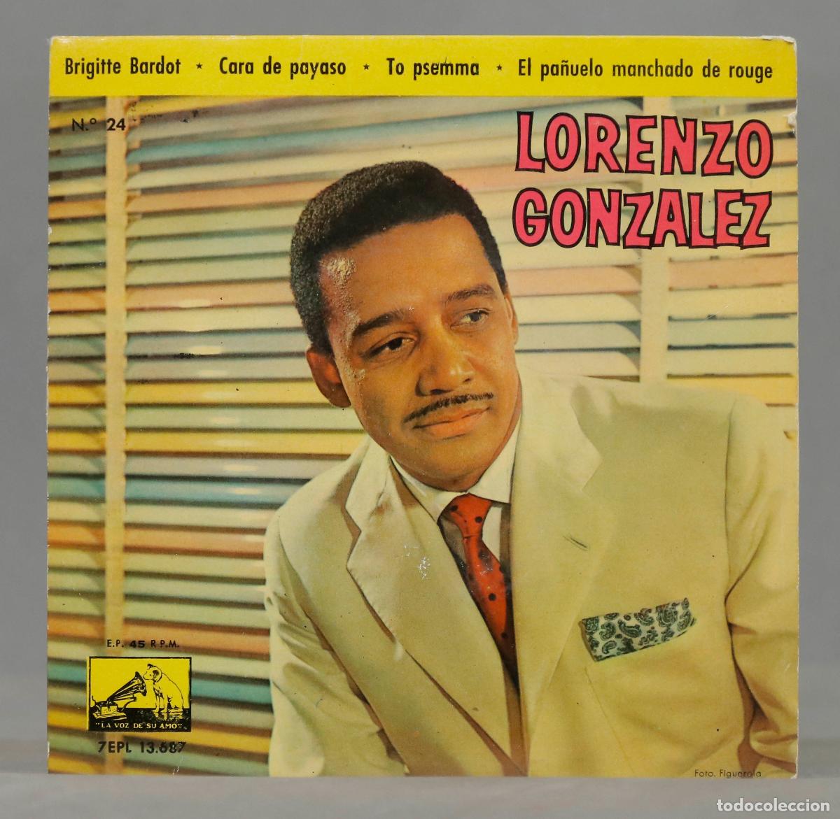 Discos de vinilo: EP. Lorenzo Gonzalez &ndash; Brigitte Bardot - Foto 1