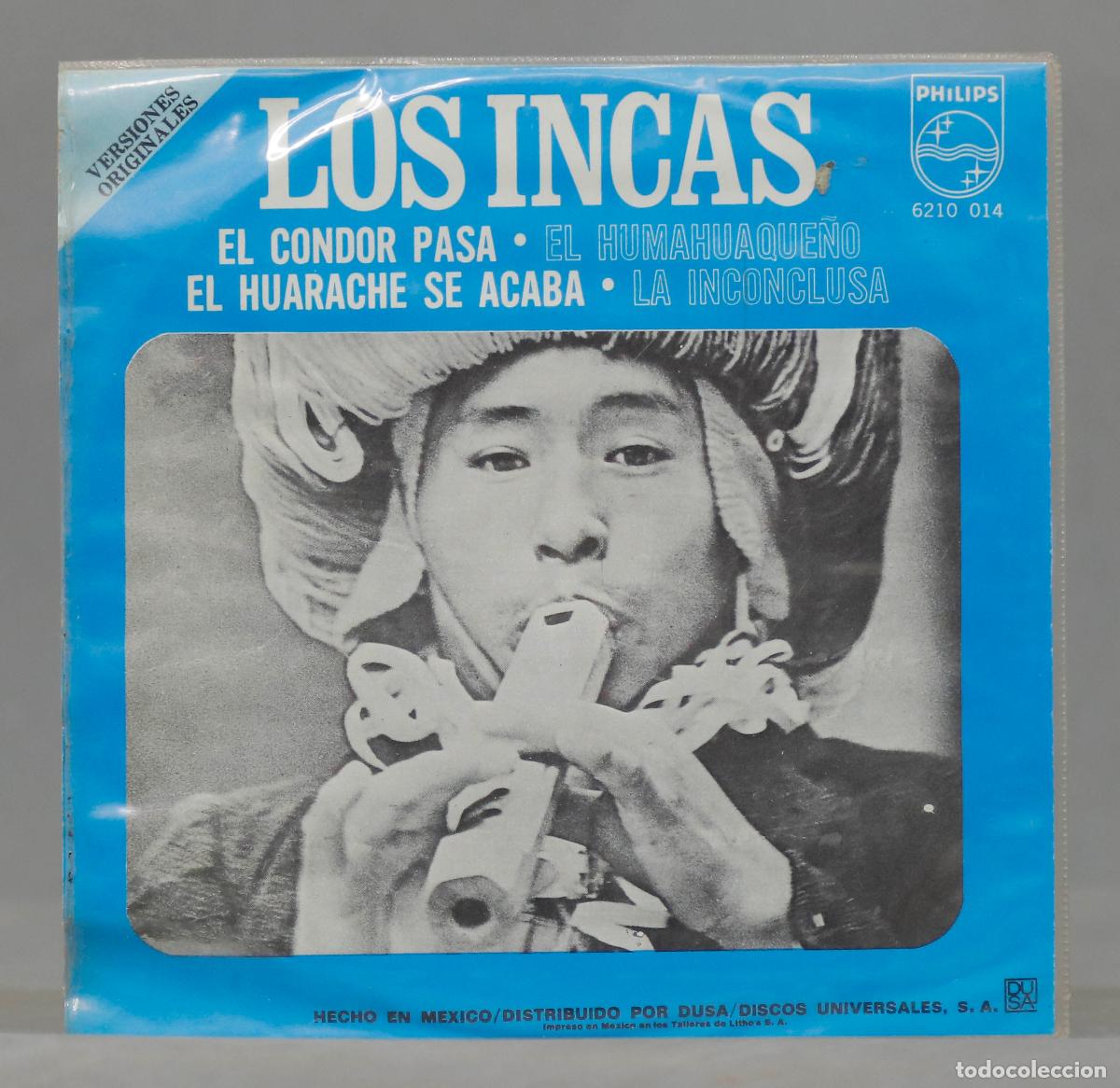 Discos de vinilo: EP. Los Incas &ndash; El C&oacute;ndor Pasa - Foto 2