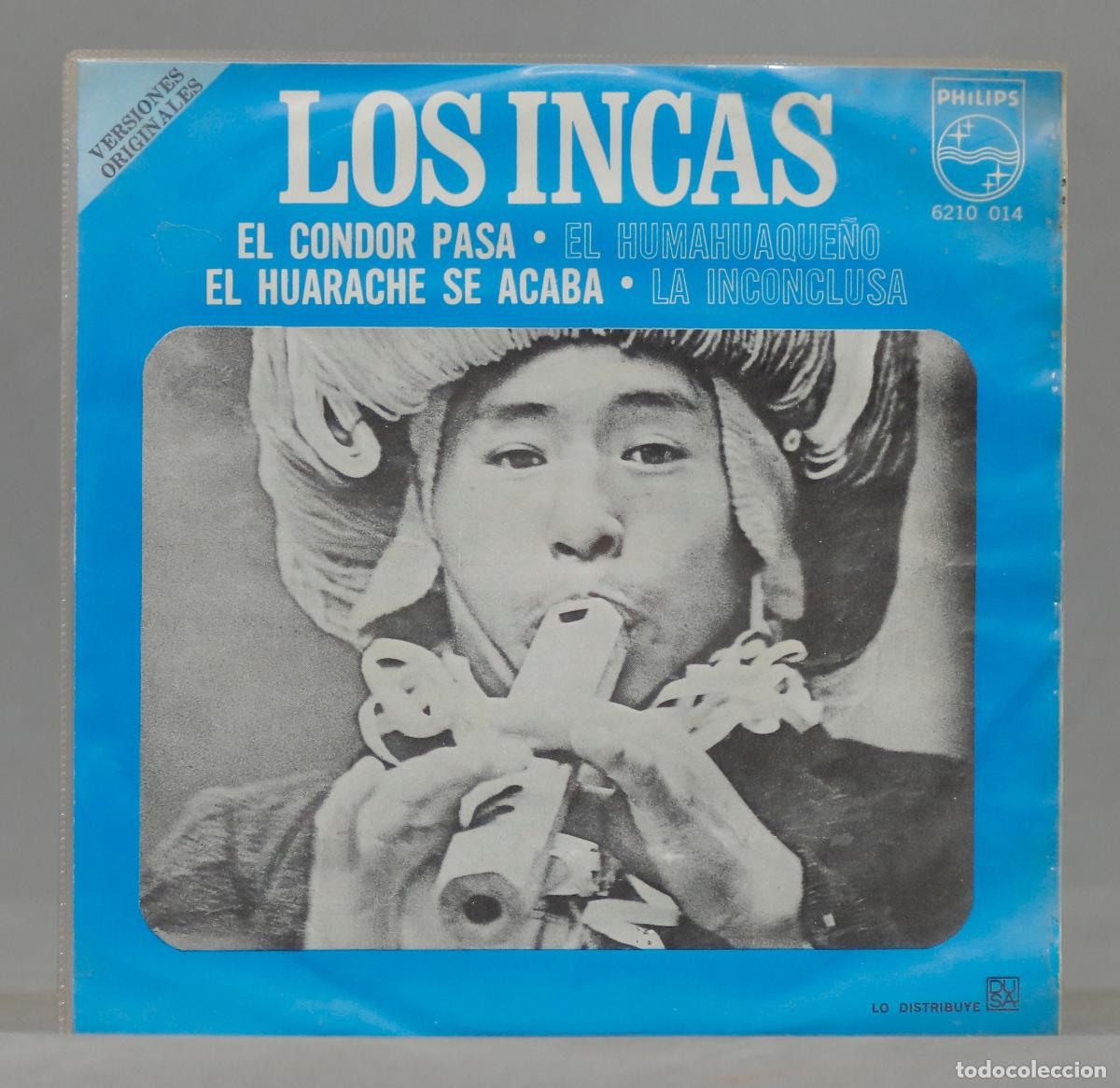 Discos de vinilo: EP. Los Incas &ndash; El C&oacute;ndor Pasa - Foto 1