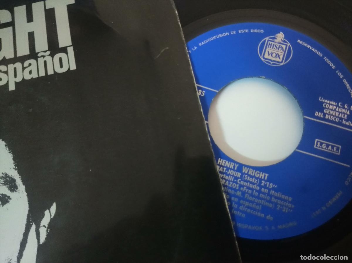 Discos de vinilo: HENRY WRIGHT/DAME ESA MANO/SINGLE. - Foto 2