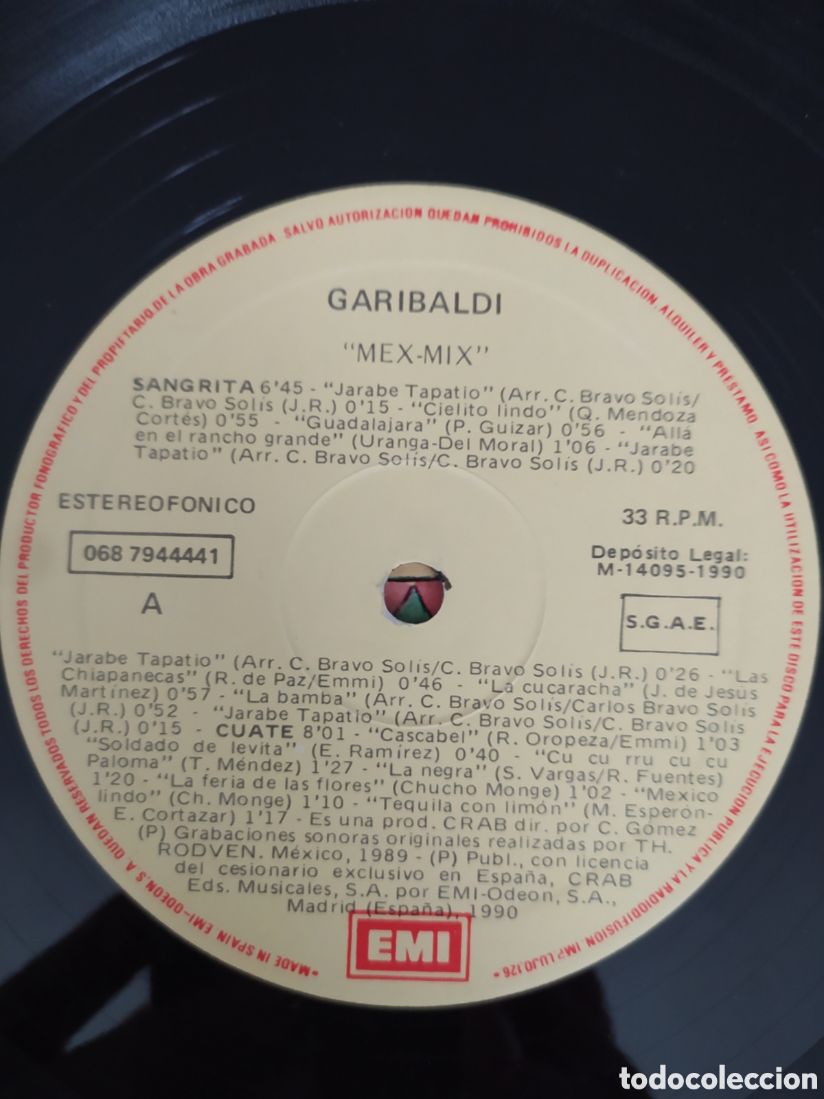Discos de vinilo: Lp Garibaldi. Mex-mix - Foto 3