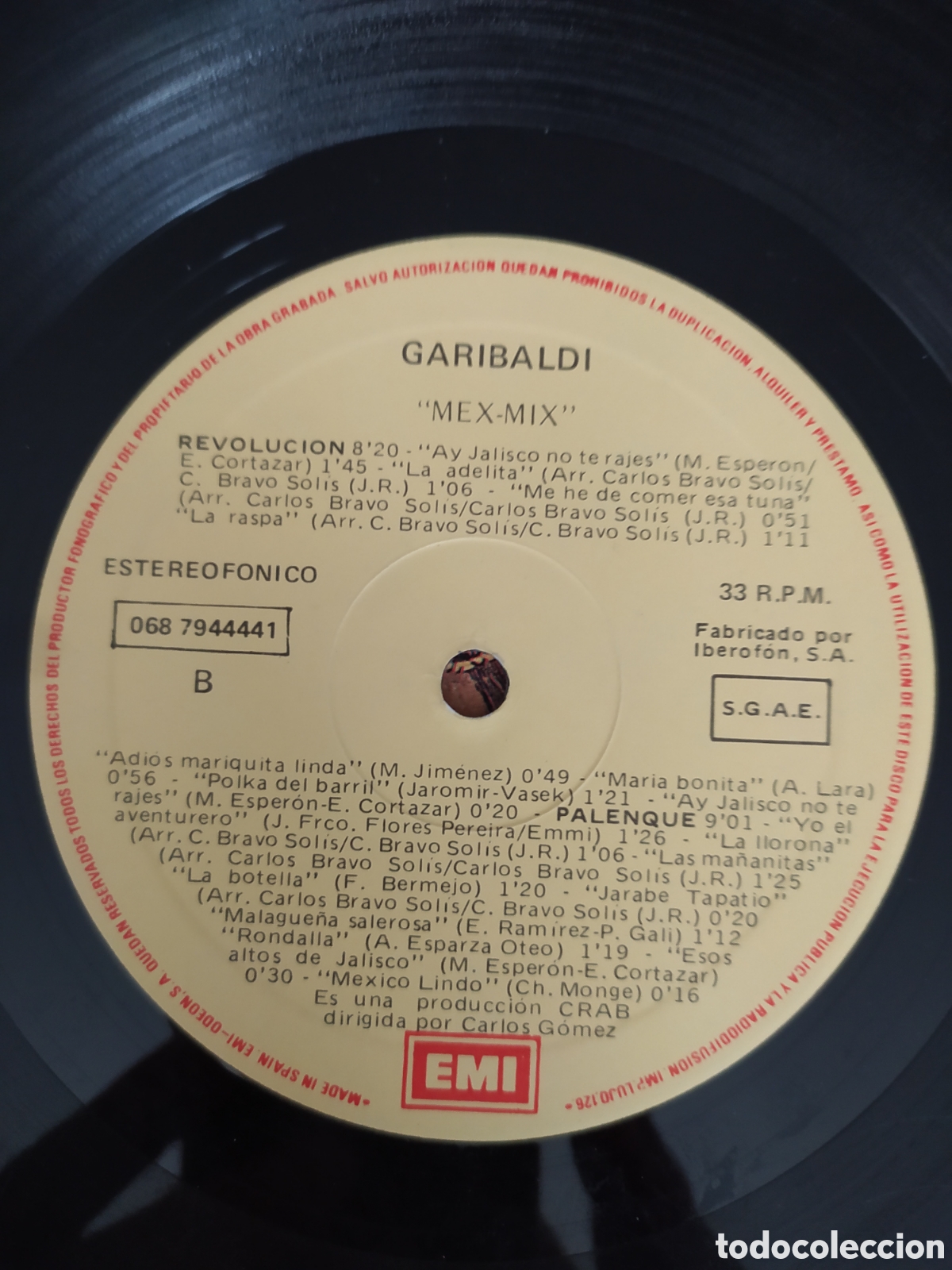 Discos de vinilo: Lp Garibaldi. Mex-mix - Foto 4