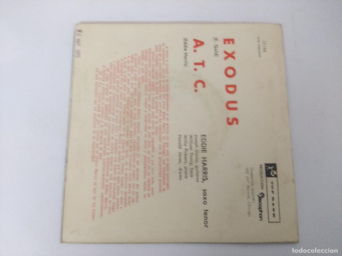 Discos de vinilo: EDDIE HARRIS/EXODUS/SINGLE. - Foto 3