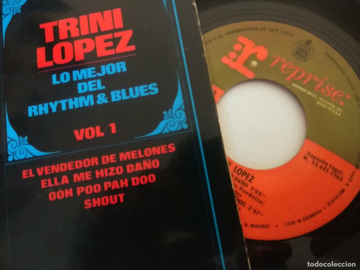 Discos de vinilo: TRINI LOPEZ/ELLA ME HIZO DA&Ntilde;O/SINGLE. - Foto 2