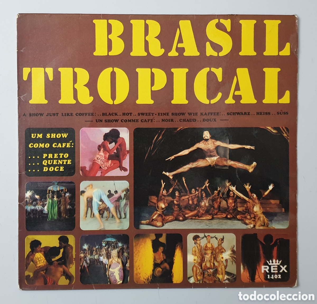Vinyl records: LP BRASIL TROPICAL (Alemania - Rex - 1969) Prades, Carneiro, Brasiliana Show