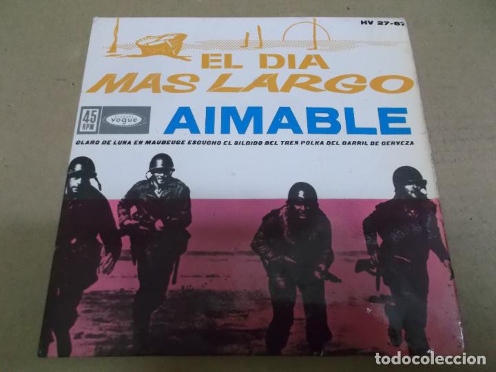 Discos de vinilo: EL DIA MAS LARGO (EP) AIMABLE A&Ntilde;O &ndash; 1962 - Foto 1