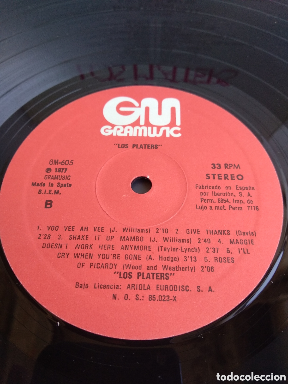 Discos de vinilo: *LOS PLATERS, SPAIN, GRAMUSIC, 1977, LC.1 - Foto 3