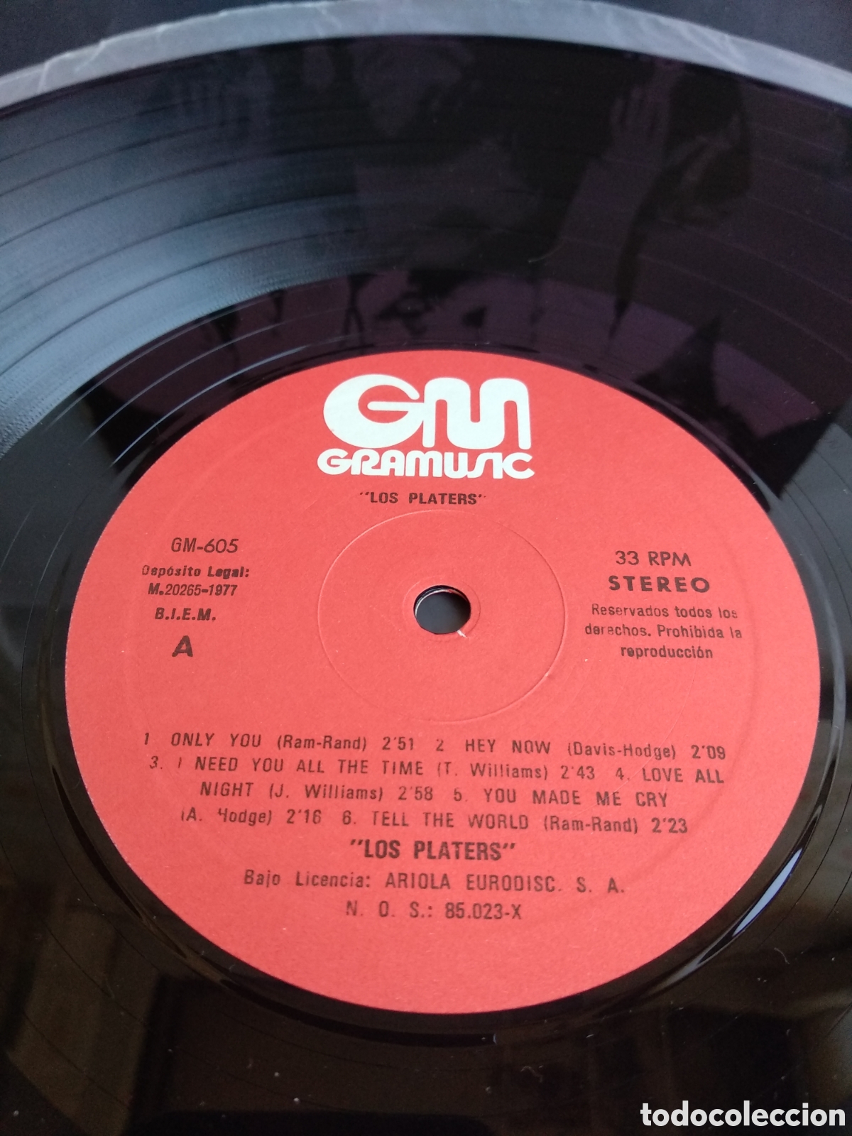 Discos de vinilo: *LOS PLATERS, SPAIN, GRAMUSIC, 1977, LC.1 - Foto 4