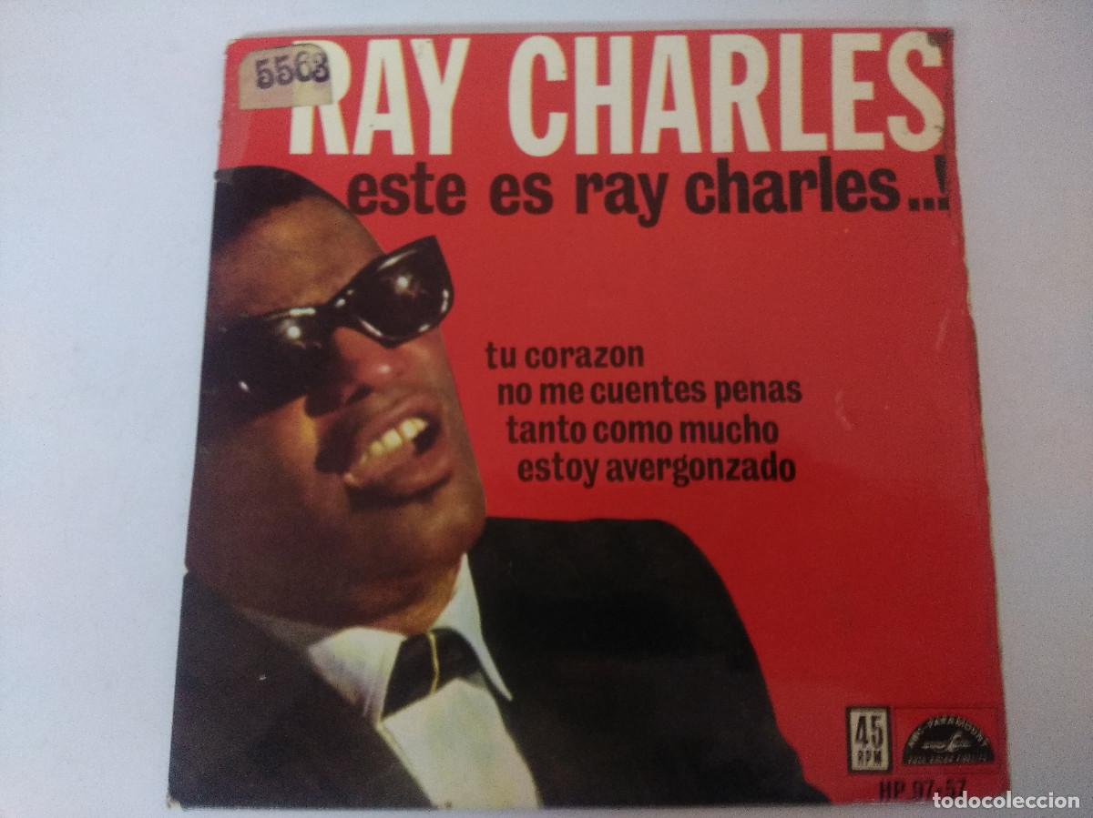 Discos de vinilo: RAY CHARLES/TU CORAZON/SINGLE. - Foto 1