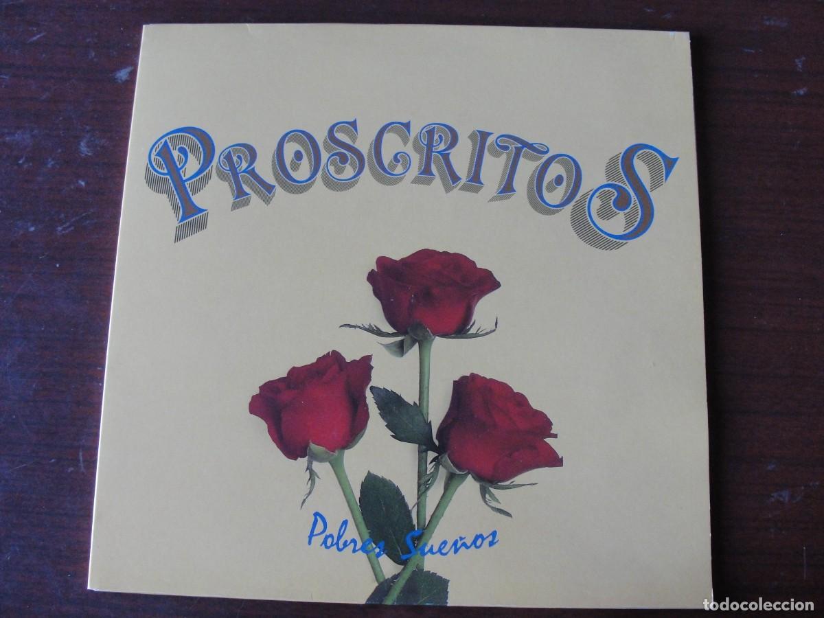 Discos de vinilo: PROSCRITOS - POBRES SUE&Ntilde;OS - ALBUM GATEFOLD - COMO NUEVO - Foto 1