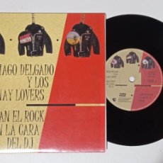 Discos de vinilo: SANTIAGO DELGADO Y LOS RUNAWAY LOVERS-CANTAN EL ROCK EN LA CARA DEL DJ -2007. Lote 383115784