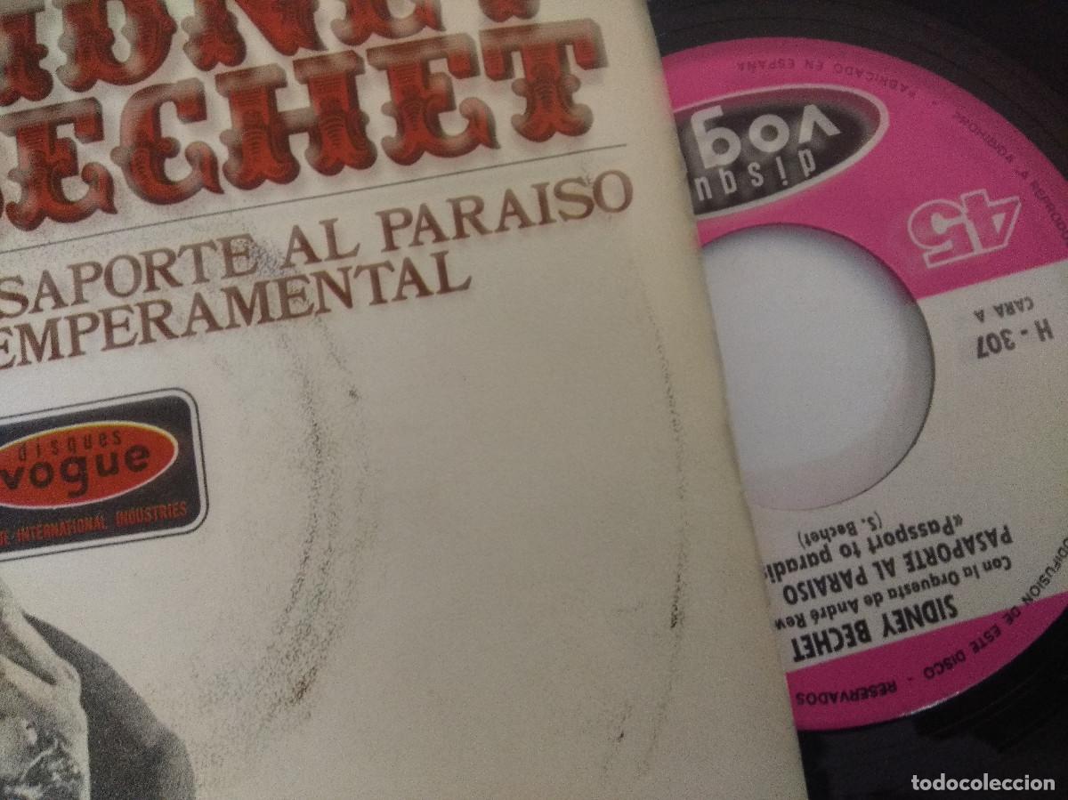 Discos de vinilo: SIDNEY BECHET/PASAPORTE AL PARAISO/SINGLE. - Foto 2