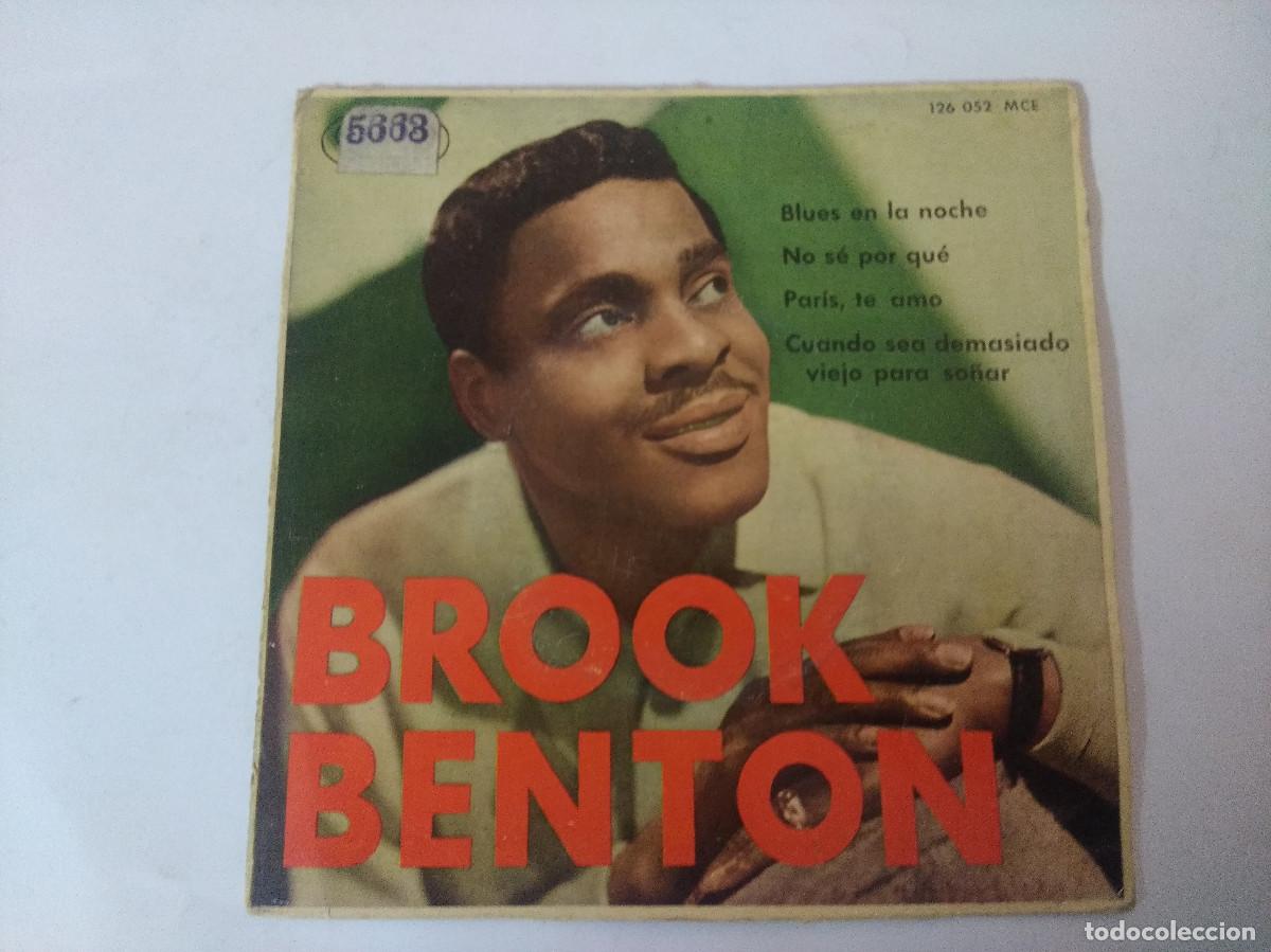 Discos de vinilo: BROOK BENTON/BLUES EN LA NOCHE/SINGLE. - Foto 1