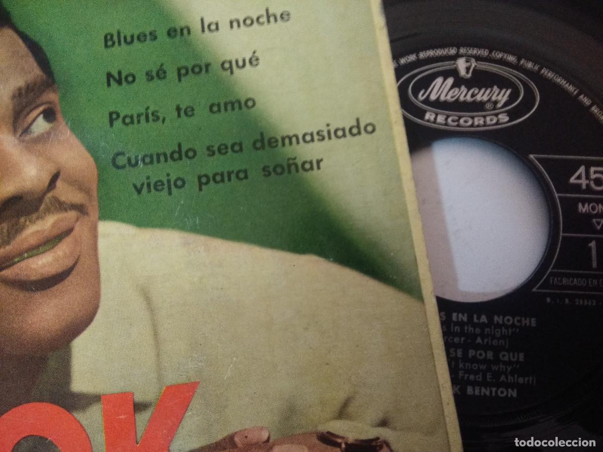 Discos de vinilo: BROOK BENTON/BLUES EN LA NOCHE/SINGLE. - Foto 2