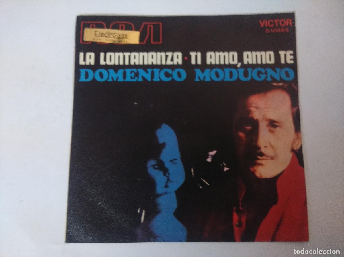 Discos de vinilo: DOMENICO MODUGNO/LA LONTANANZA/SINGLE. - Foto 1
