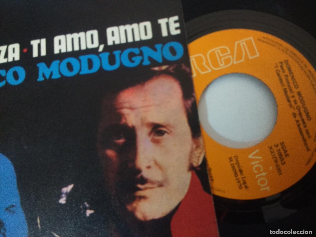 Discos de vinilo: DOMENICO MODUGNO/LA LONTANANZA/SINGLE. - Foto 2