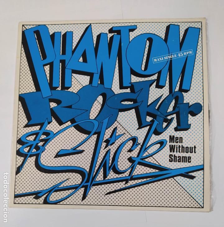 Discos de vinilo: PHANTOM ROCKER & SLICK Men without shame. Maxi-Single. TDKDA30 - Foto 1