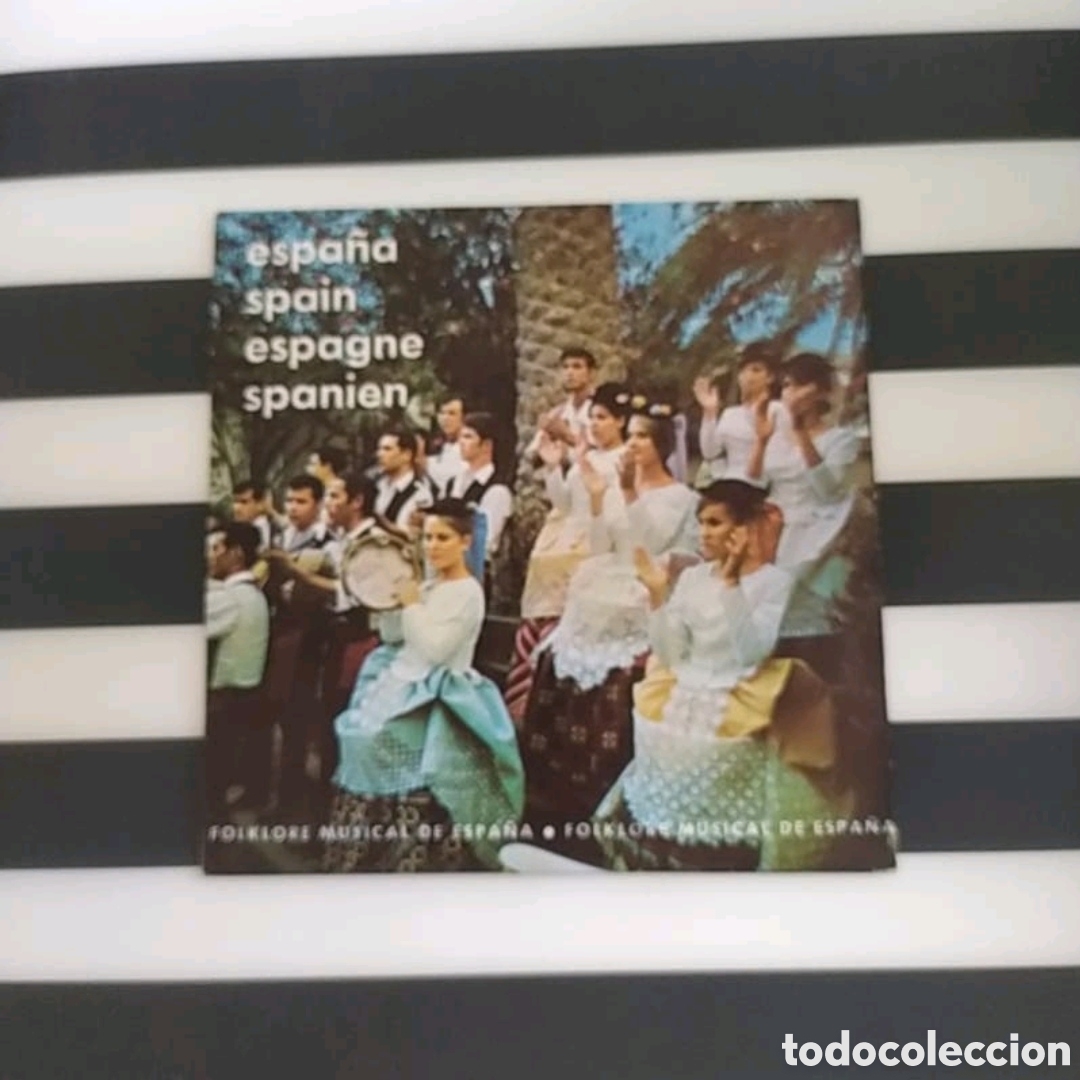 Discos de vinilo: Ep Folklore musical de Espa&ntilde;a. Disco promocional - Foto 1