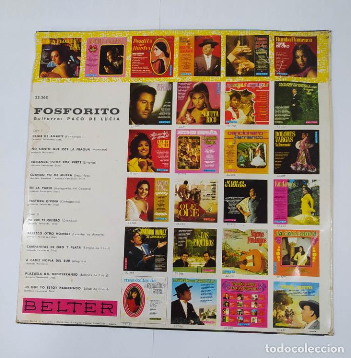 Discos de vinilo: FOSFORITO. EN LA PARED. LP. TDKLP6 - Foto 2