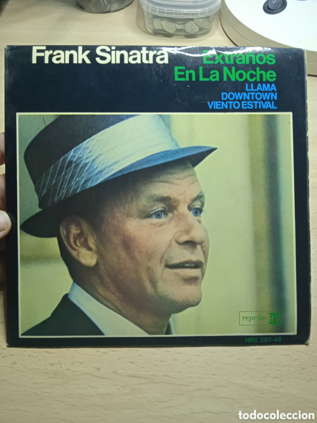 Discos de vinilo: EP 7&rdquo; Frank Sinatra 1966 Extra&ntilde;os en la noche+3 - Foto 1