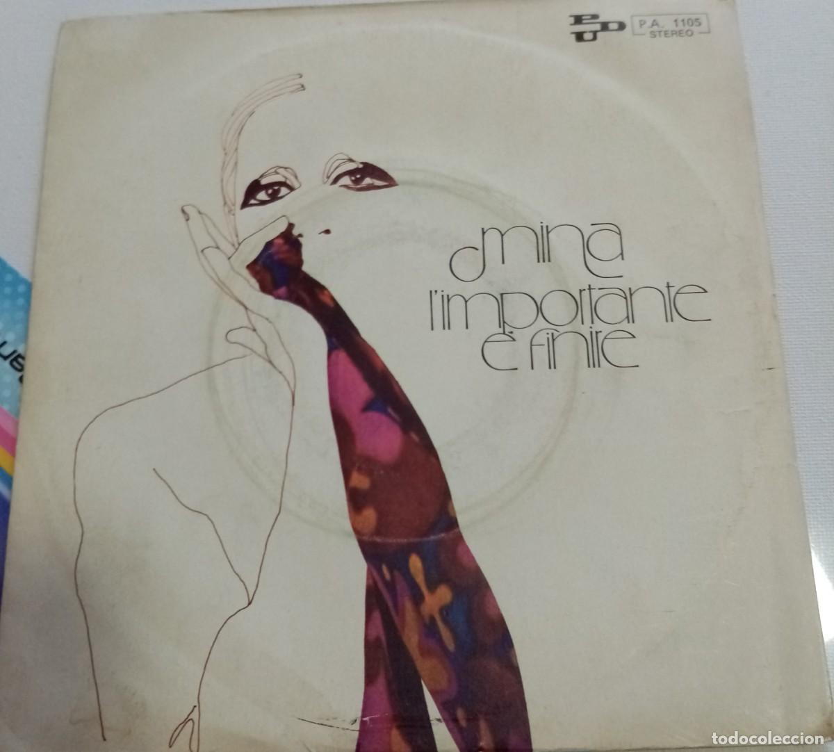 Discos de vinilo: MINA-L'IMPORTANTE E FINITE-PDU PA 1105_PEDIDO MINIMO 10 EUROS