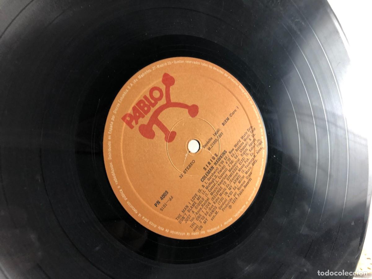 Discos de vinilo: COLEMAN HAWKINS. - SIRIUS. LP. TDKLP - Foto 6
