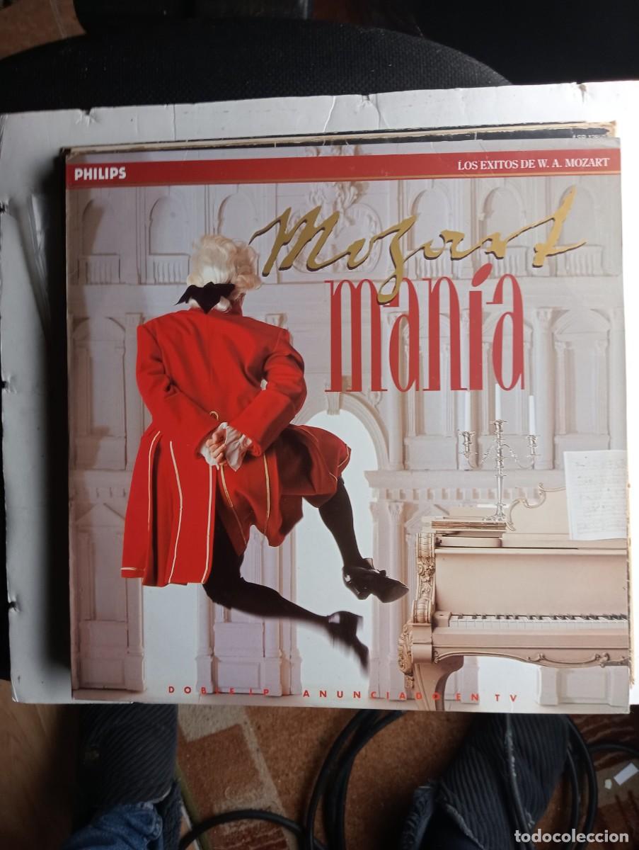 Discos de vinilo: MOZARTMANIA Los exitos de W. A. MOZART 2lps 1991 inserts - Foto 1