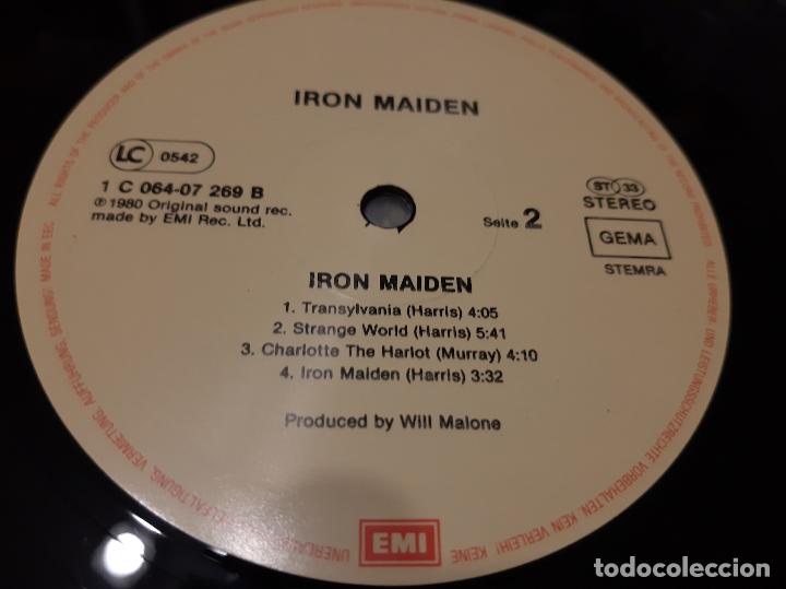 Discos de vinilo: IRON MAIDEN -IRON MAIDEN- LP DISCO VINILO - Foto 2