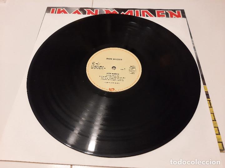 Discos de vinilo: IRON MAIDEN -IRON MAIDEN- LP DISCO VINILO - Foto 4