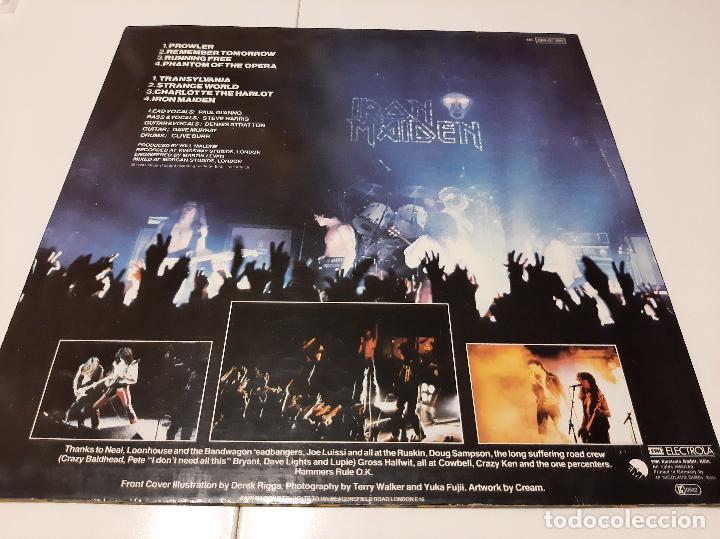 Discos de vinilo: IRON MAIDEN -IRON MAIDEN- LP DISCO VINILO - Foto 5