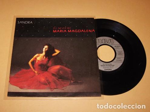 Discos de vinilo: SANDRA - (I'LL NEVER BE) MARIA MAGDALENA - SINGLE - 1985