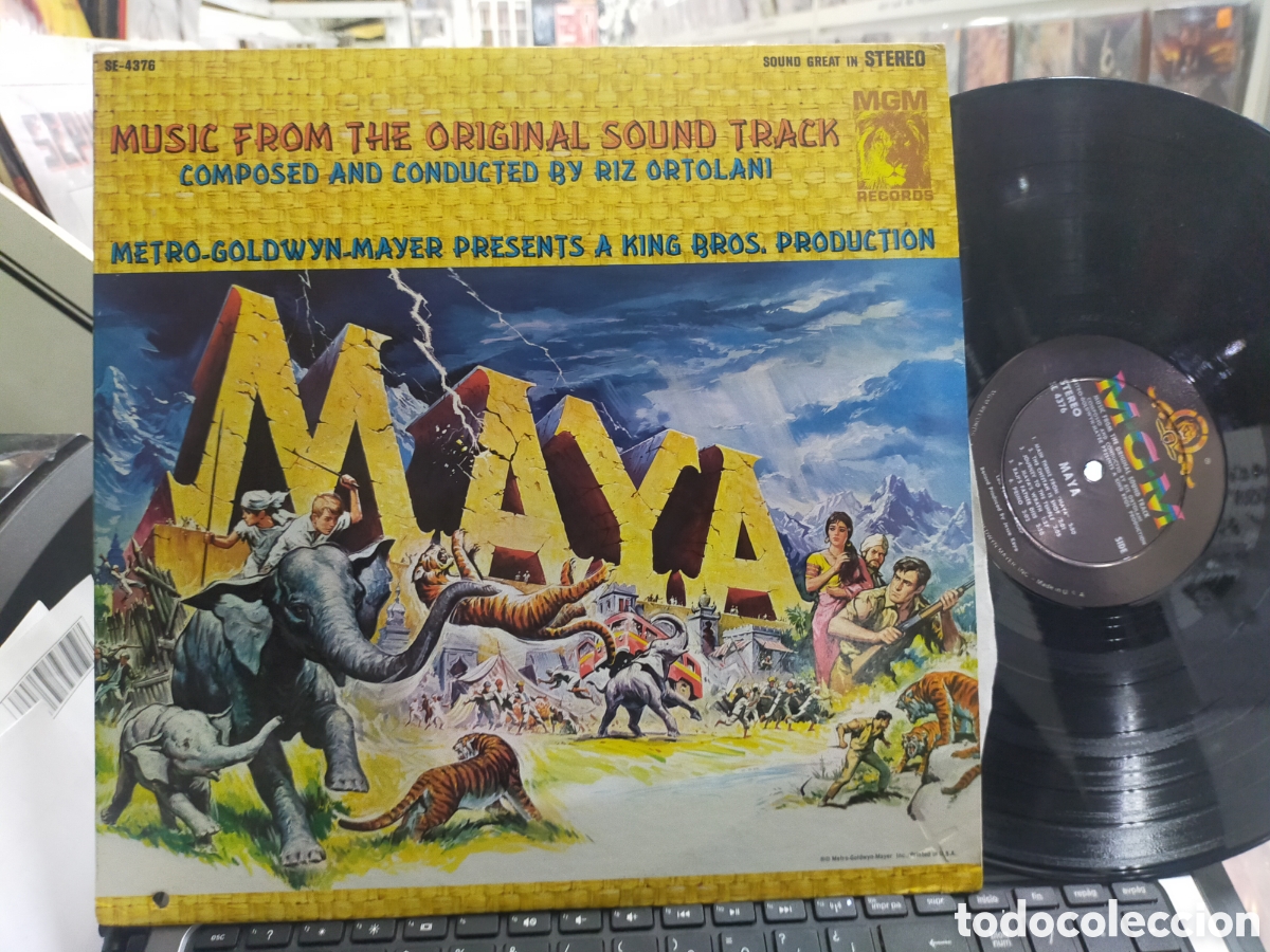 Discos de vinilo: Maya LP b.s.o. riz ortolani u.s.a. 1966 - Foto 1