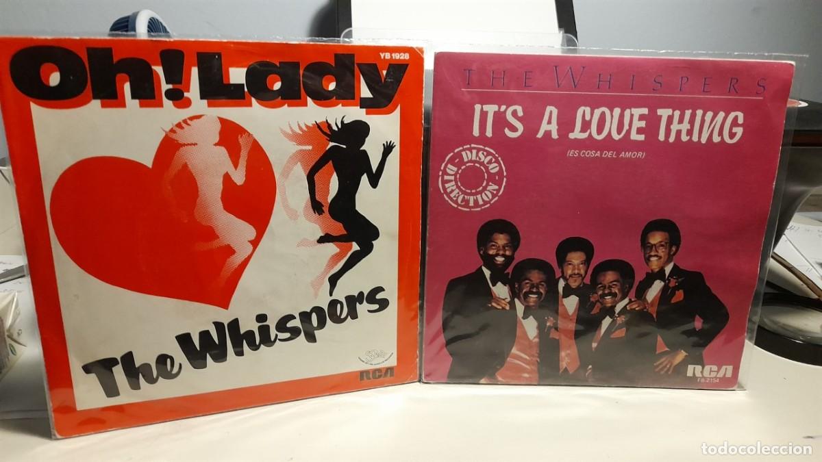 Discos de vinilo: 2 SINGLES DE THE WHISPERS - Foto 1