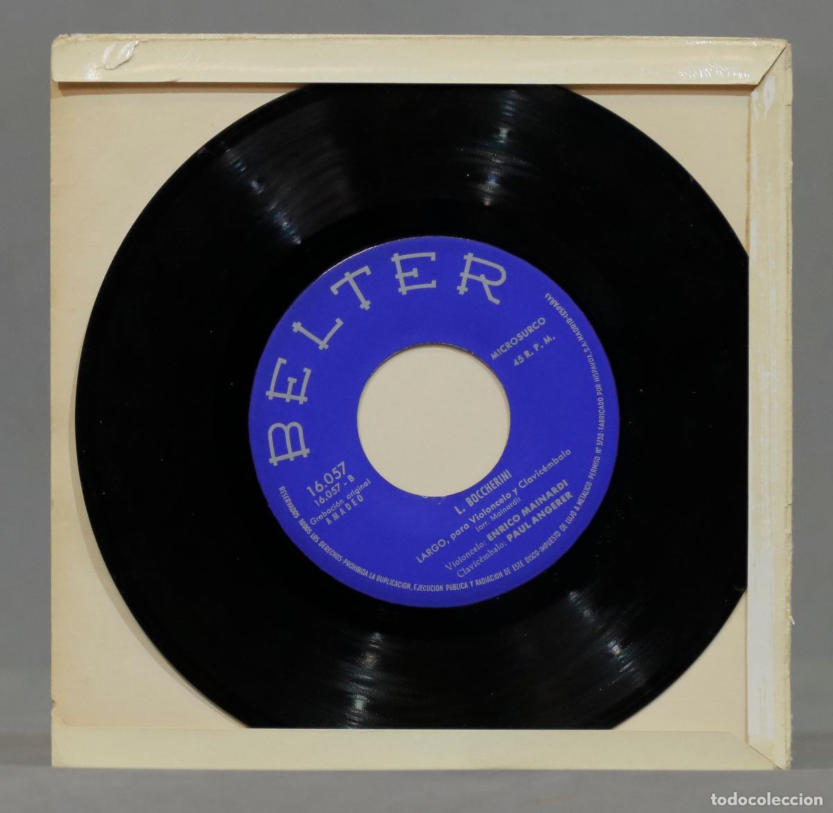 Discos de vinilo: SINGLE. BOCCHERINI. ALBINONI - Foto 2