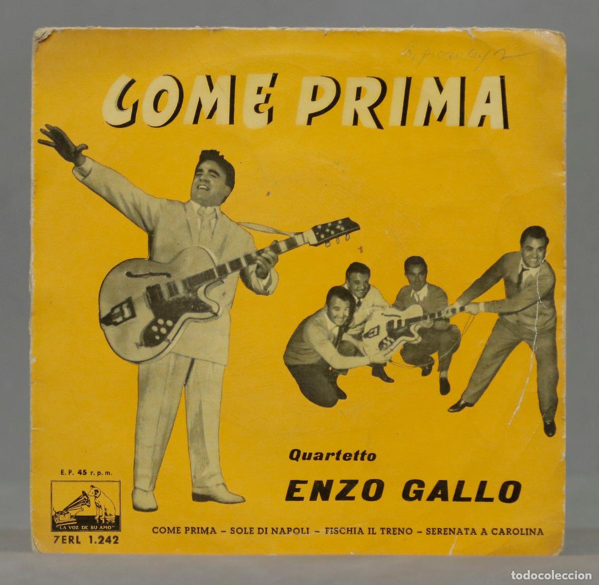 Discos de vinilo: EP. Quartetto Enzo Gallo &ndash; Come Prima - Foto 1