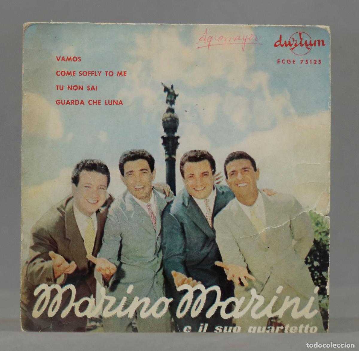 Discos de vinilo: EP. Marino Marini Y Su Cuarteto &ndash; Vamos - Foto 1