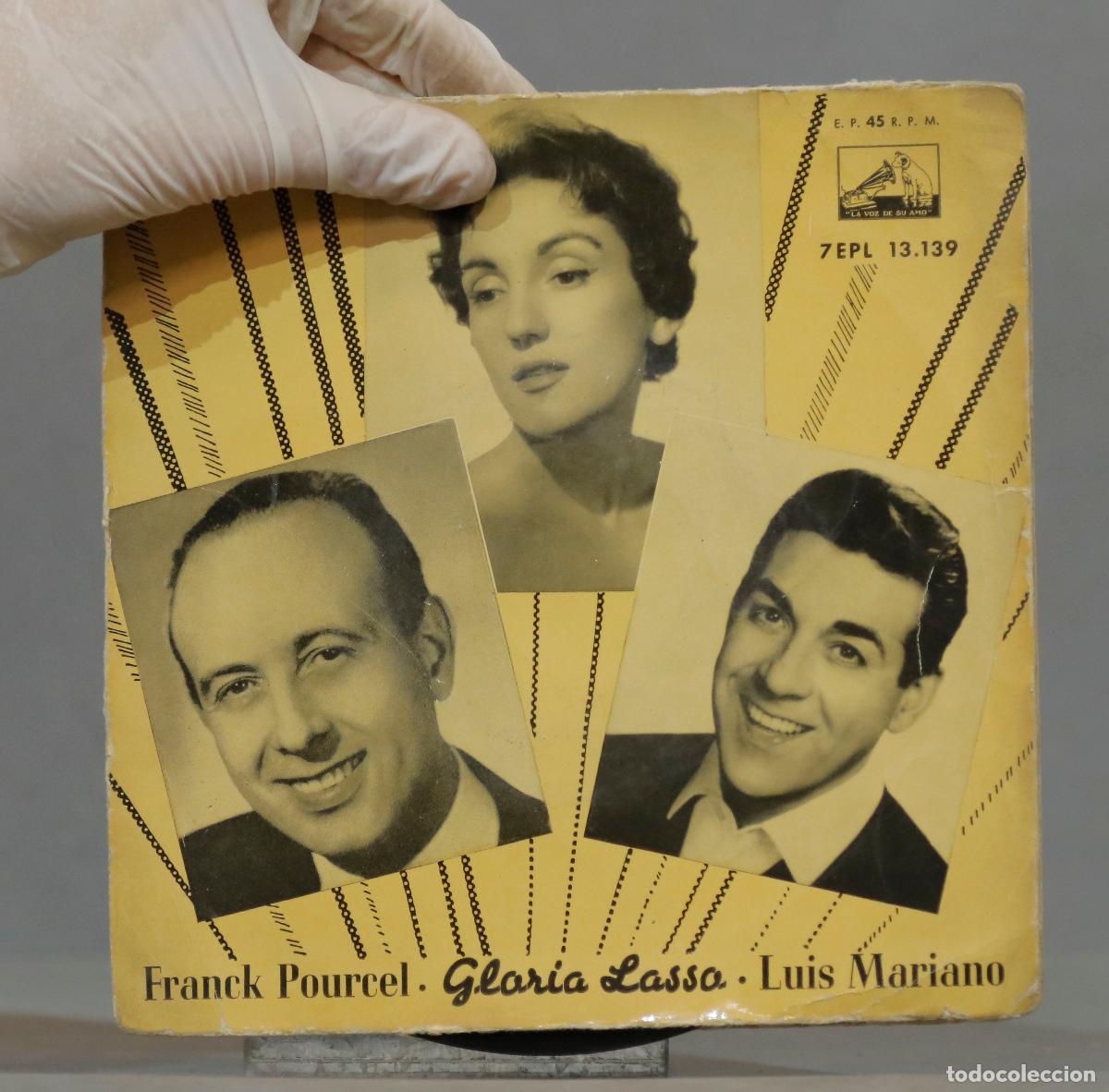Discos de vinilo: EP. Pourcel / Gloria Lasso / Luis Mariano &ndash; Canastos - Foto 3
