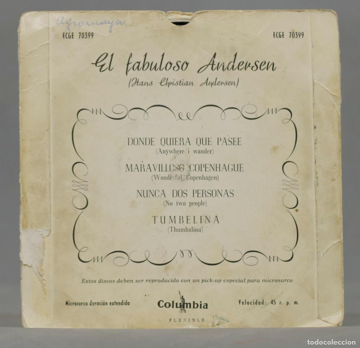 Discos de vinilo: EP. Danny Kaye Hans. Christian Andersen - Foto 2