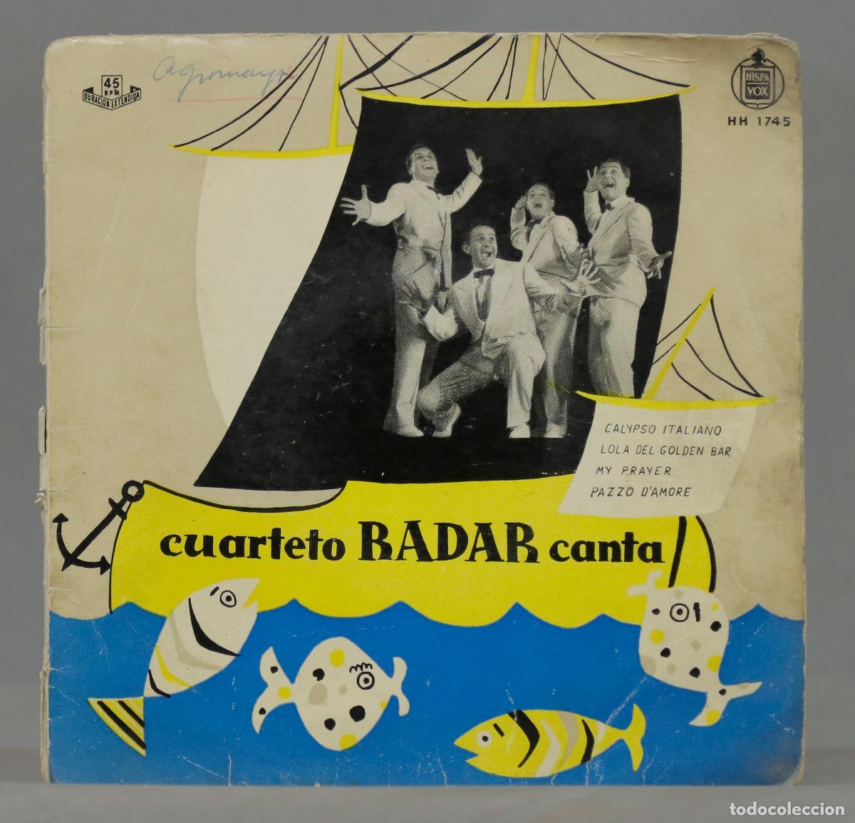 Discos de vinilo: EP. Quartetto Radar &ndash; Cuarteto Radar Canta - Foto 1