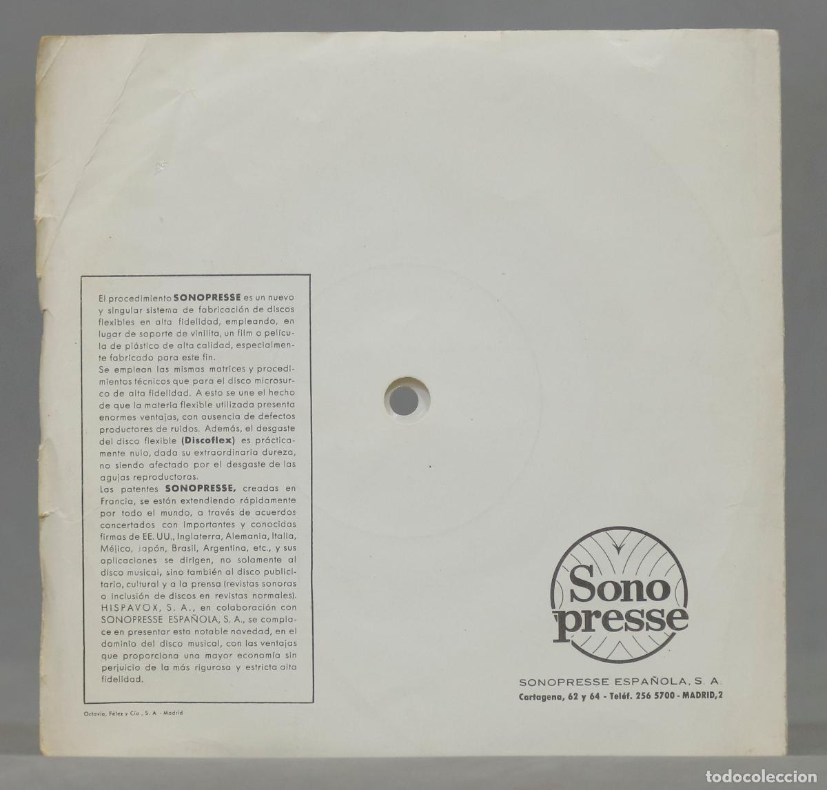 Discos de vinilo: SINGLE. DISCOFLEX. DOS AVE MARIAS. SCHUBERT. GOUNOD - Foto 3