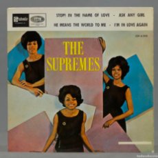 Discos de vinilo: EP. THE SUPREMES. STOP IN THE NAME OF LOVE