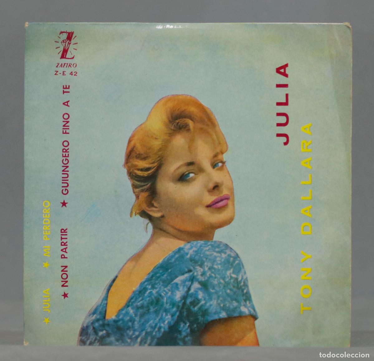 Discos de vinilo: EP. Tony Dallara &ndash; Julia - Foto 1