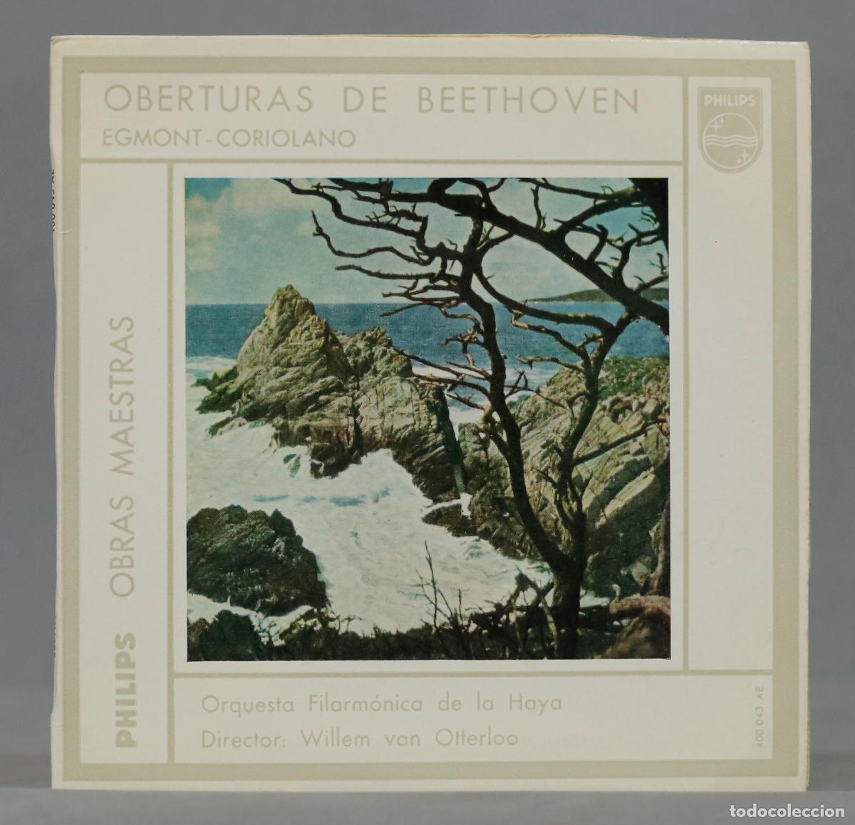 Discos de vinilo: SINGLE. OBERTURAS DE BEETHOVEN. OTTERLOO - Foto 1