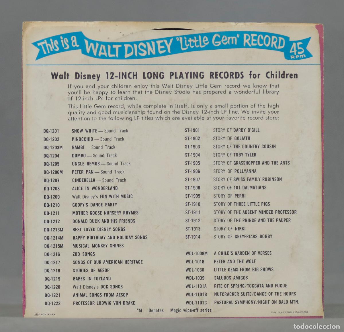 Discos de vinilo: SINGLE. PINOCCHIO. HI-DIDDLE-DEE-DEE - Foto 2